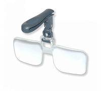 Carson VisorMag loupe de lunettes à mains libres pour attacher aux chapeaux et aux casquettes, grossissement de 2x (VM-12)