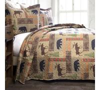 Carstens Parure de lit en Polyester, Beige, Grand lit