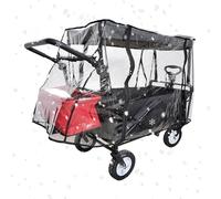 Cart Rain Cover, Dray Rain Cover, Folding Wain Rain Cover, Transparent Cart Rain Cover, 90x50x75cm/35.43x19.69x29.53 inches Clear Cart Rain Cover, Multifunctional Cart Rain Cover for Outdoors