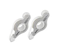 Cart. rech. pr roller adhésif, 2x450 bdes adhésives, perm., dble pack