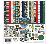 Carta Bella Paper Company Kit de collection d'aventures en plein air, Papier, 12-x-12-Inch