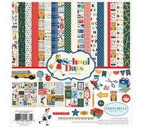 Carta Bella School Days COLLECTI Kit 30,5 x 30,5 cm, Papier, Journées Scolaires, Taille unique