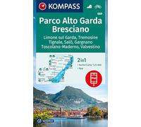 Carta escursionistica KOM 689 Parco Alto Garda, Bresciano