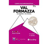 Carta Escursionistica Val Formazza, Val Bavona, Val Maggia 1:25.000