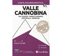 Carta escursionistica Valle Cannobina. Scala 1:25.000. Ediz. italiana, inglese, tedesca e francese (Vol. 13)
