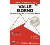 Carta escursionistica valle Isorno. Scala 1:25.000. Ediz. italiana, inglese, tedesca e francese. Valle Antigorio, Val Vigezzo, Valle Maggia (Vol. 12)