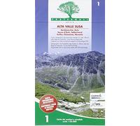 Carta N. 1. Alta Valle Susa. Carta Dei Sentieri E Stradale Scala 1:25.000