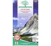 Carta N. 11. Alta Valle Varaita, Alta Valle Maira. Carta Dei Sentieri E Stradale 1:25.000