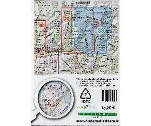 Carta N. 33. Monte Rosa, Alta Valle Di Gressoney, Alta Val D'ayas. Carta Escursionistica 1:25.000