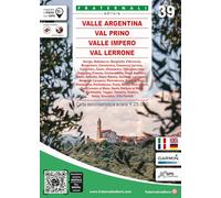 Carta n. 39. Valle Argentina, Valle Prino, Valle Impero, Val Lerrone