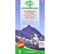 Carta N. 5. Val Germanasca Val Chisone. Carta Dei Sentieri E Stradale 1:25.000