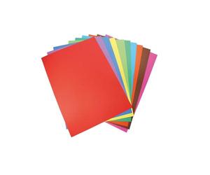 CARTA, Paquet de 50 feuilles 120g/m² sous/film au format 50x65cm - Assortiment