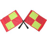 Carta Sport - Drapeau d'arbitre de ligne "Deluxe" Set CS1239 (Taille unique) (Orange/Jaune fluorescent)