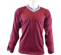 Carta Sport - Maillot de foot unisexe homme/femme CS601 (XS) (Rouge vin/bleu ciel)