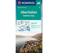 Carta stradale Kom 324. Italia settentrionale