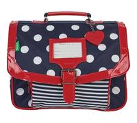 Cartable 32 cm Tann's Les Fantaisies Charlotte Bleu marine/Rouge