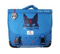 Cartable 35 cm pol fox wonder fox blue