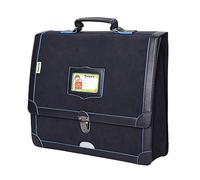 Cartable 35 Tann's Bords Francs Bleu/Bleu