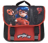 Cartable 38 cm noir et rouge MIRACULOUS