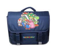 Cartable 38 cm super mario bleu