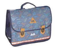 Cartable 38cm léger POIDS PLUME Jurassic Dinausaure Bleu