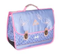Cartable 38cm léger POIDS PLUME Papillon Bleu lavande Rose
