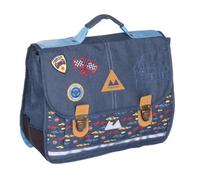 Cartable 38cm léger POIDS PLUME Voiture Vroum Bleu