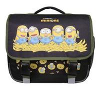 Cartable 38cm noir Les Minions 2 compartiments - Bagtrotter Noir G