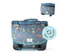 Cartable À Colorier Et Réversible 2 Compartiments Robot - 38 Cm Bleu M