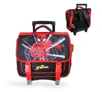 Cartable À Roulettes 2 Compartiments Marvel Spider Man - 38 Cm Noir M