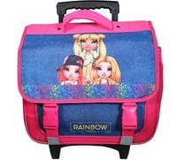 Cartable à roulettes 38 cm rainbow high multicolore