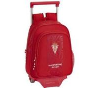 Cartable à roulettes 705 Real Sporting de Gijón Rouge
