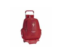 Cartable à roulettes 905 Real Sporting de Gijón Rouge