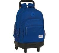 Safta Big Compact Detachable 33l Wheeled Backpack Bleu