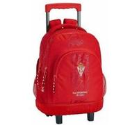 Cartable à roulettes Compact Real Sporting de Gijón SF611972818 32 45 21 cm Rouge G