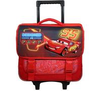 Cartable à roulettes Disney Cars Rouge - BAGTROTTER - 38 cm - Enfant - Garçon