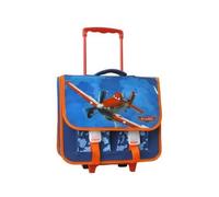 Cartable à roulettes - DISNEY - Planes - 39x31x10 cm - Trolley poignée télescopique 56 cm - 2 compartiments + 2 poches zippées