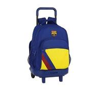 Cartable à roulettes - F.C. Barcelona - Compact - Bleu - Polyester - Amovible