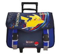 Cartable À Roulettes Garçon Polyester Team Pikachu Pokemon Bleu Marine TU