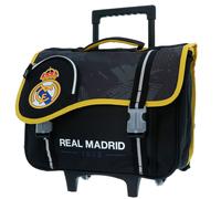 Cartable À Roulettes Garçon Real Madrid Cf 2 Compartiments Noir TU