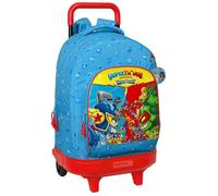 Cartable à roulettes - SAFTA - SuperThings Rescue Force - Bleu - 33 x 45 x 22 cm