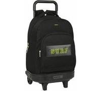 Cartable à roulettes Safta Surf 33 45 22 cm Noir