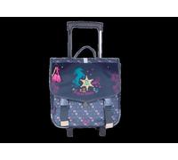 Stalla Bianca - Cartable - Roulettes 38 Cm Fille - Western Bleu - Trolley Primaire Bleu S