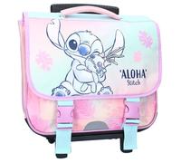 Cartable à roulettes Stitch - Aloha - 38 CM Haut de gamme
