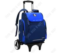 Cartable à roulettes - TD® - Bleu - Tissu Oxford - Mixte - Primaire - Étanche