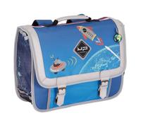 Cartable - BODYPACK - Objectif Lune - Tissu recyclé - Primaire - Bleu et blanc