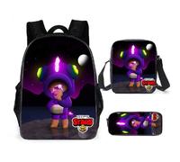 Cartable Brawl Stars Cool Boys Girls Anime Schoolbag - Créez votre propre style - Sacs à dos pour enfants à la mode et pratiques-A1