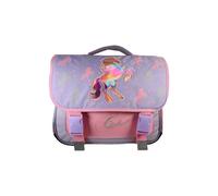 Bagtrotter - Cybel - Cartable 38cm - Violet - 2 Compartiments - 1 Poche Sous Rabat - 1 Poche Bouteille - Bretelles Matelassés - Fond Renforcé - Dos Matelassé - 38x13x34cm - Matière Polyester -
