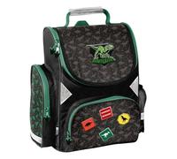 Cartable dinosaure 36 x 28 x 15 cm sac à dos scolaire DIN A4 enfants école primaire ergonomique avec réflecteurs