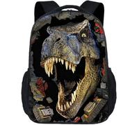 Cartable Enfant Dinosaure - Marque - Modèle - Épaisseur 15cm - Largeur 30cm - Hauteur 43cm